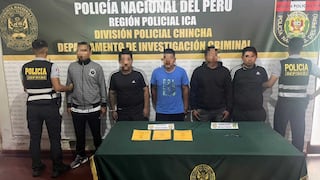 Chincha: detienen a sujetos por presunto pedido de cupo a empresa de transporte