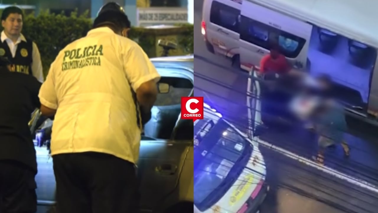 Pueblo Libre: capturan a dos presuntos implicados en el asesinato de conductor de combi en el Callao. Composición: Diario Correo.