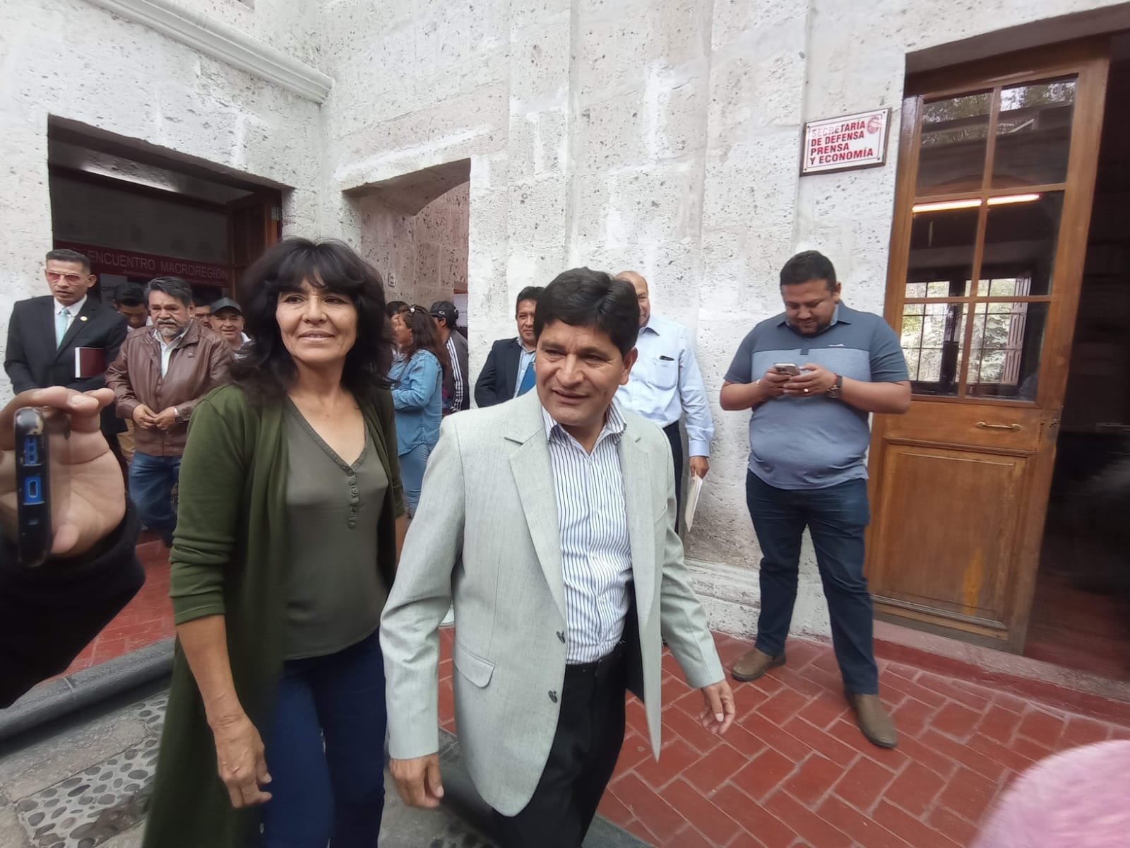 Luz Marina Zeballos, esposa del gobernador regional de Arequipa, Rohel Sánchez. (Foto: Difusión)