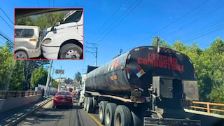 Arequipa: Múltiple choque en puente Tingo deja dos heridos