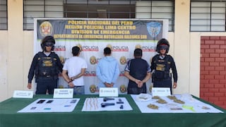PNP captura a tres sospechosos de microcomercialización tras operativo en vivienda de Surco