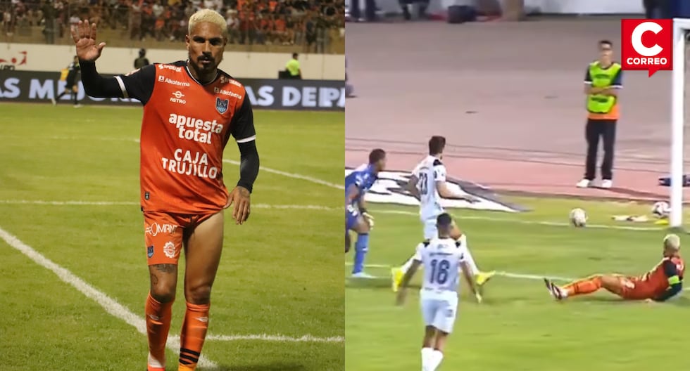 Imagen de Paolo Guerrero en el partido UCV vs Cusco FC