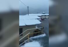 Reportan nevada en la sierra alta de la región Arequipa (VIDEO)