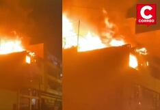Incendio en edificio de La Victoria moviliza a más de diez unidades de bomberos (VIDEO)