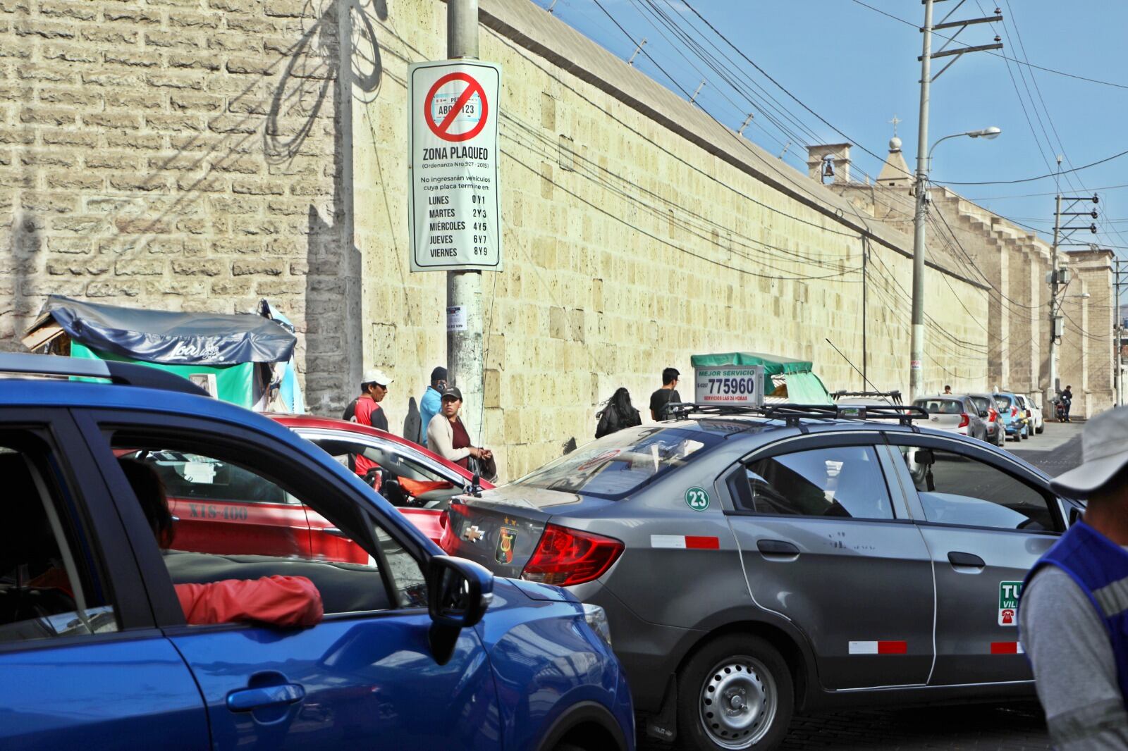Plaqueo se aplica desde hoy en la ciudad de Arequipa. (Foto: Difusión)