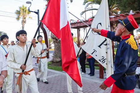Tacna: Más de 200 escolares escenifican la Batalla del Campo de la Alianza