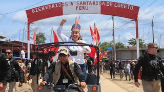 Dina Boluarte visitó Santa Rosa de Loreto para participar en acto protocolar