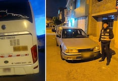 Detienen a dos conductores en Arequipa por manejar vehículos robados