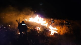 Puno: Incendio forestal deja una adulta mayor fallecida y más de 1 500 hectáreas de pastos afectadas