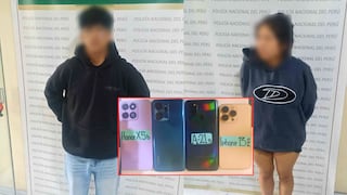 Capturan a presuntos receptadores de celulares robados en el Cercado de Arequipa