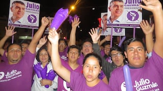 Julio Guzmán:  Lo que no se vio de la marcha a favor de su candidatura (VIDEO)
