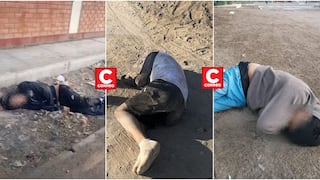 Tres hombres son hallados “pepeados” en Ica: les robaron todo y los botan en descampados