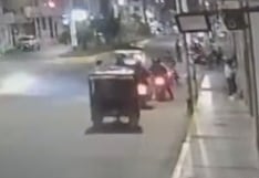 Chiclayo: delincuentes en motocicletas asaltan a transeúntes y huyen en caravana
