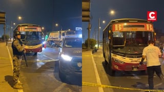 Callao: falso pasajero disparó contra chofer de bus del Consorcio Roma en plena ruta