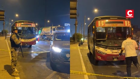Callao: falso pasajero disparó contra chofer de bus del Consorcio Roma en plena ruta