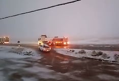 Senamhi alerta por nevada en Imata, en la carretera Arequipa-Puno