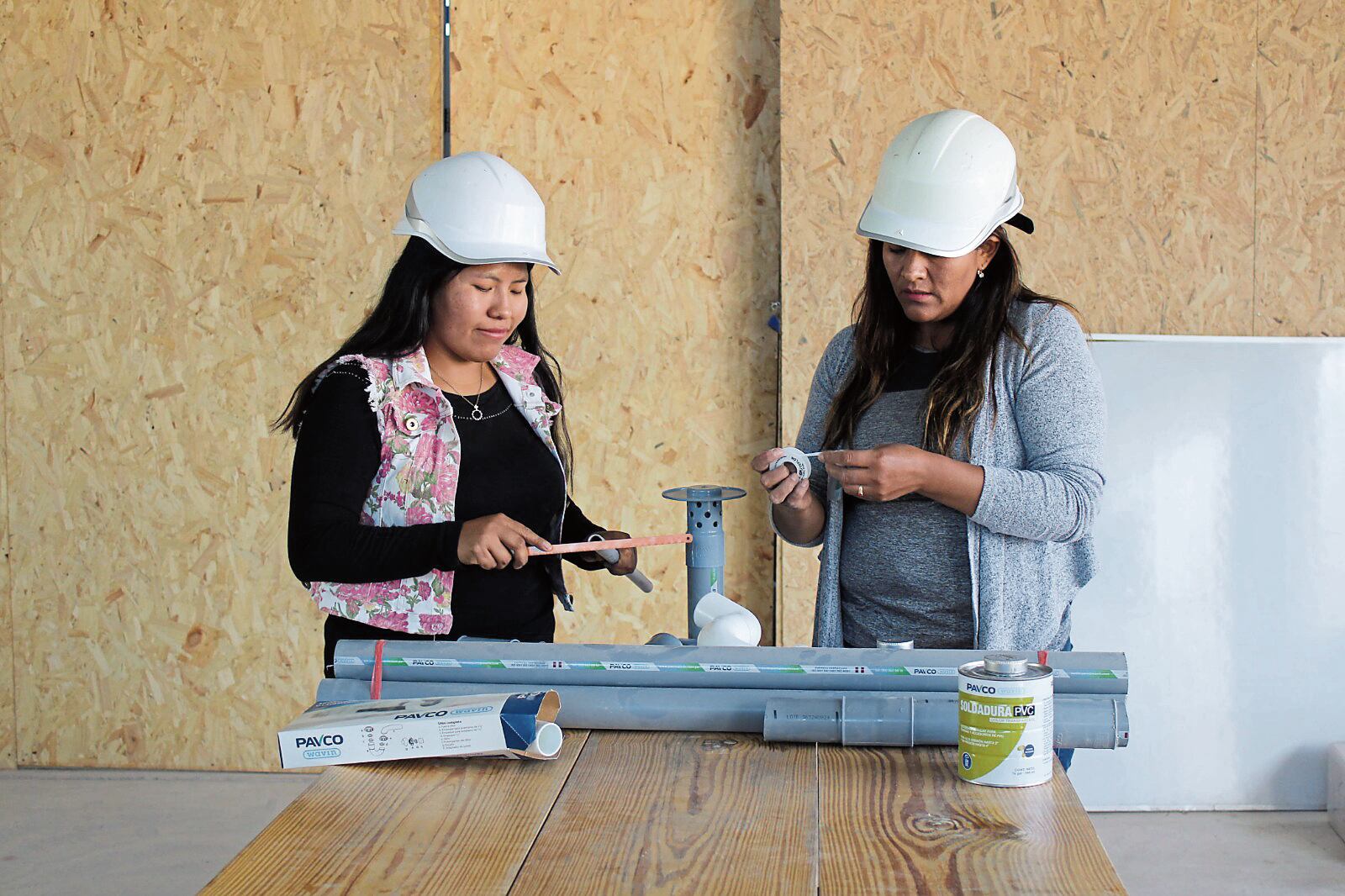 Mujeres gasfiteras de Arequipa. Foto: GEC.