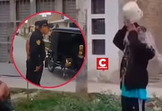 Lambayeque: Policía obliga a jóvenes a bañarse en vía pública tras mojar a transeúntes por carnavales