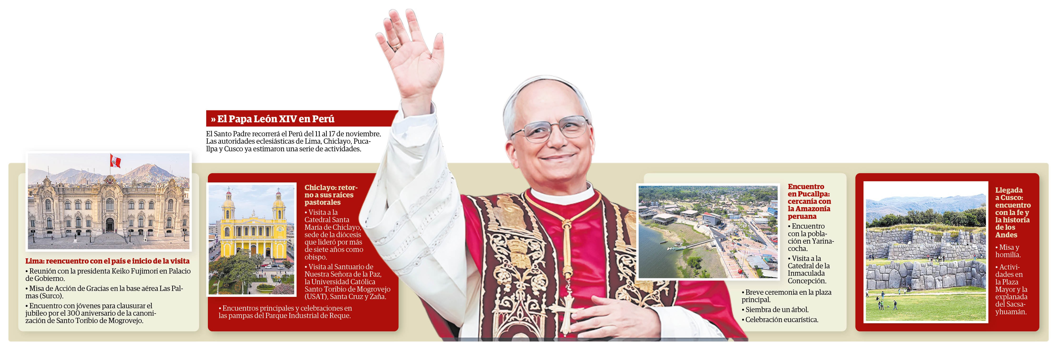 El Papa León XIV regresará a la ciudad de la que fue obispo.