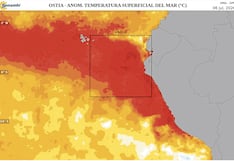 Mar peruano alcanza récord de calentamiento por El Niño