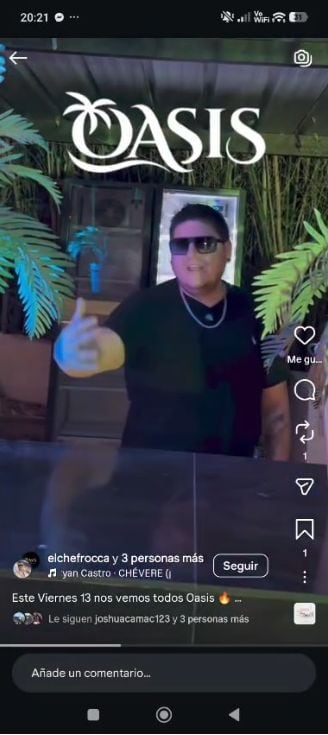 Funcionario mostró video en redes sociales donde se promocionaría fiesta. (Foto: Captura)