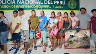 Tumbes: Policía desarticula con apoyo de drones a clan familiar dedicado al narcotráfico (VIDEO)