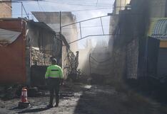 Cae sospechoso de incendiar local de venta de llantas en Arequipa