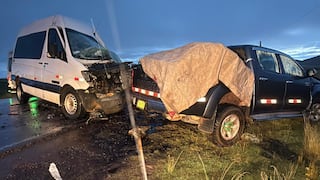 Puno: un muerto y varios heridos tras choque múltiple que involucró a grupo musical