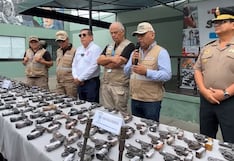 Incautan 647 armas de fuego en La Libertad