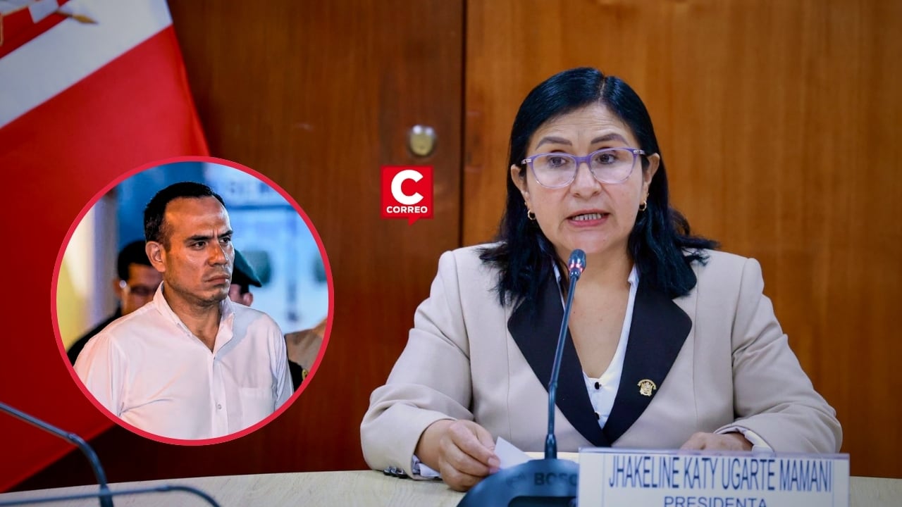 Katy Ugarte pide prudencia para decidir destino de Jerí. Composición: Diario Correo.