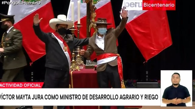 Víctor Raúl Mayta Frisancho jura como ministro de Agricultura (VIDEO)