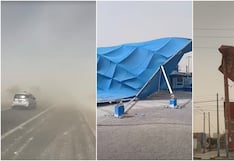 Pisco: vientos paracas causan colapso de cobertor solar, panel publicitario y caída de árboles