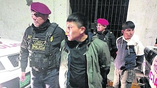 Cercado de Arequipa: “Los Rapiñas” capturados cuando asaltaban con arma a dos jóvenes