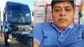 Chiclayo: conductor de Monsefú muere tras choque frontal entre auto y ómnibus en la Panamericana Norte