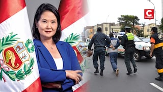 Keiko Fujimori tras declaraciones de César Astudillo sobre la inseguridad ciudadana: “La situación es dramática”