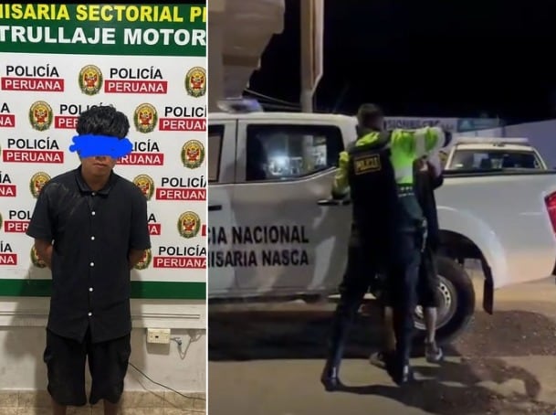 Nasca: conductor en presunto estado de ebriedad intentó escapar de la policía