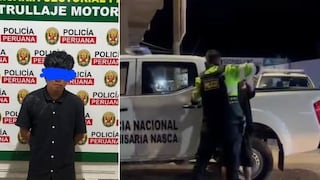 Nasca: conductor en presunto estado de ebriedad intentó escapar de la policía