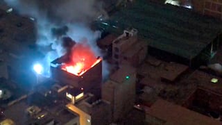 MML coordina con Sedapal abastecimiento de agua por incendio código 3 en el Cercado