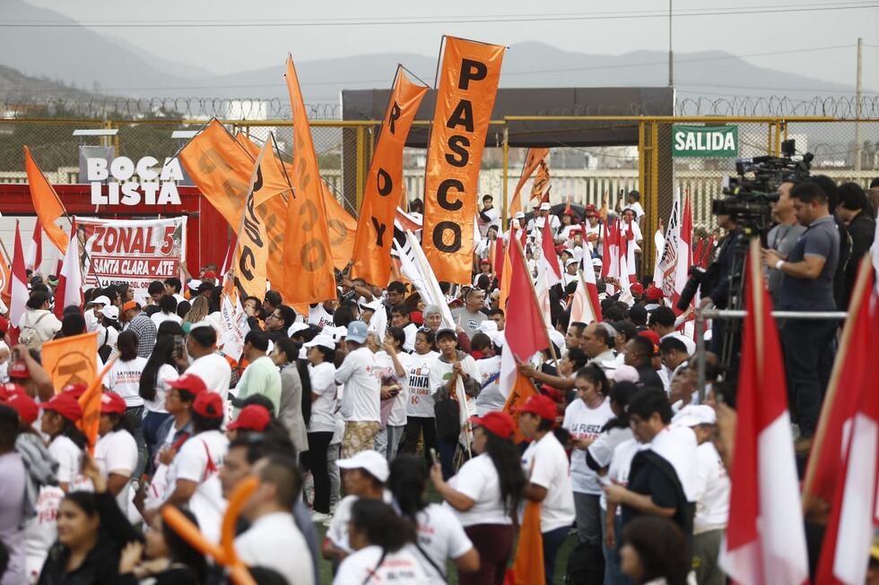 Cierre de campaña de Keiko Fujimori