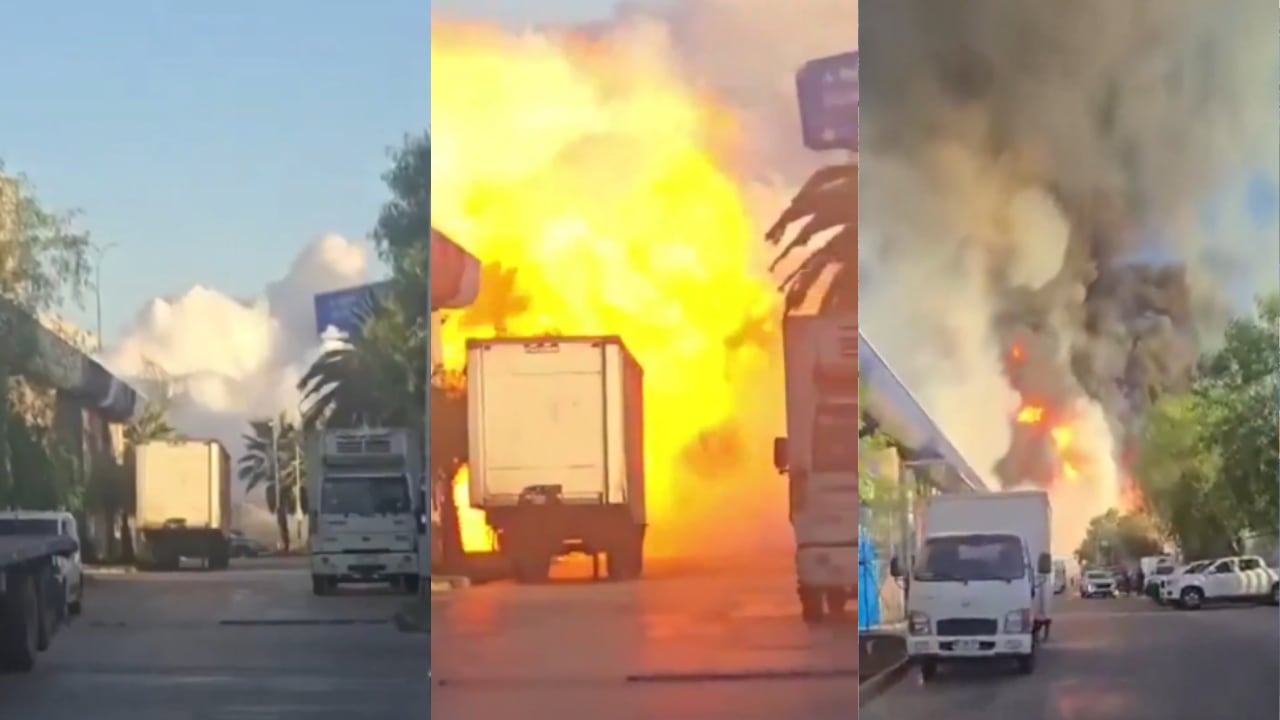 El siniestro ocurrió en la intersección de la Ruta 5 con una vía secundaria. La explosión generó un incendio que alcanzó a siete vehículos y un desguace cercano.