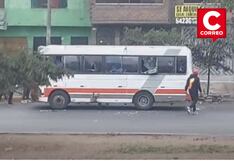 Vándalos atacan a pedradas cúster en San Juan de Lurigancho durante paro de transportistas
