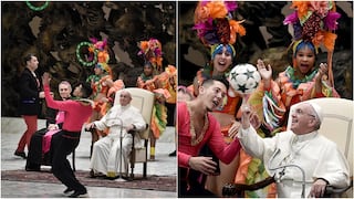Papa Francisco sorprende al hacer malabares con una pelota (VIDEO y FOTOS)