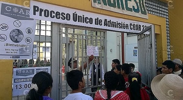 Resultados del examen de ingreso al COAR se conocerán este 28 de febrero