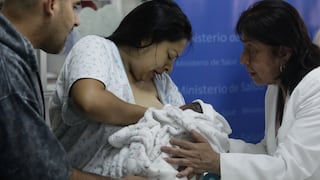 Instituto Nacional Materno Perinatal presentó a los primeros bebés nacidos del 2026 (FOTOS)
