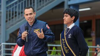 José Jerí llama a fortalecer el respeto y amor por los símbolos patrios en ceremonia escolar en Lince