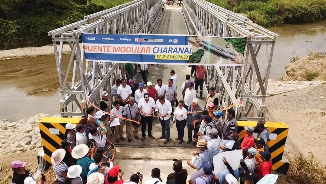 Inauguran puentes para evitar aislamientos de la población durante período lluvioso en Morropón - Chulucanas