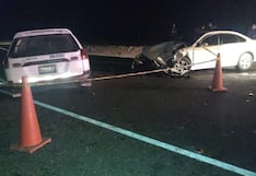 Tacna: Conocido policía muere en choque frontal en la Panamericana Sur