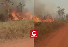 Incendio forestal devasta comunidades en Madre de Dios y pone en riesgo la vida de sus habitantes