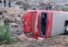 Cuatro muertos y más de 20 heridos tras despiste de bus interprovincial en Paramonga