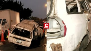 Magdalena: accidente en la Costa Verde deja dos heridos tras choque de auto contra un poste